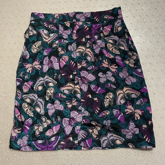 H&M Purple Butterfly Ruffle Skirt - Picture 3 of 3